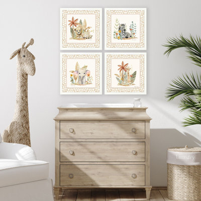Youthful Animals Framed Art