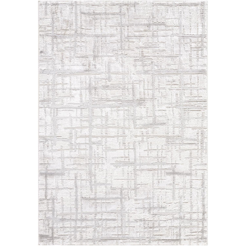 Abstract Indoor Rug, Rectangle 6'7" x 9'