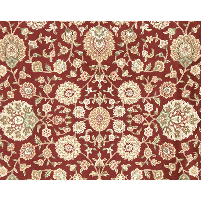 Handmade Silk and Wool Area Rug