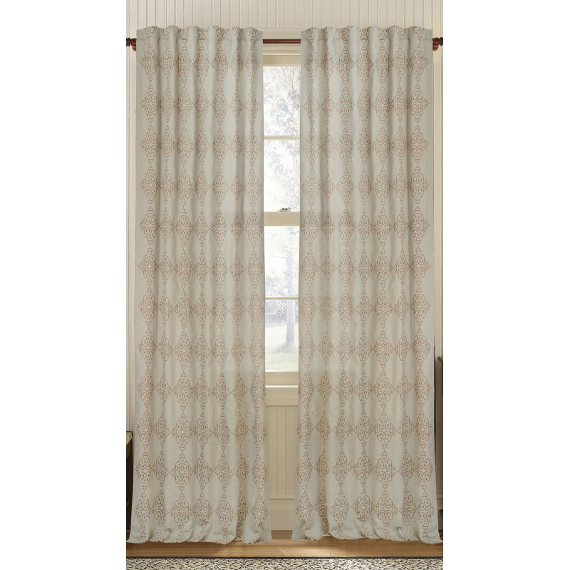 Semi Sheer Curtain, 50" W x 96" L, Mist