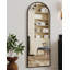 Miroir surdimensionné arqué en métal surdimensionné-570231710-570093160