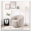 Fauteuil d'appoint pivotant rembourré Boucle-1733872565