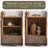 Modern Walnut Solid Wood Sideboard