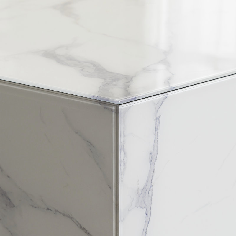 Table basse 35 po Wahidul, Blanc