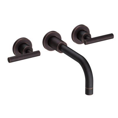 East Linear Wall Mount Bathroom Faucet