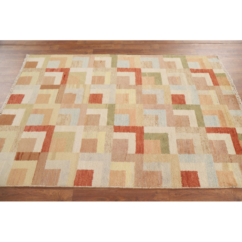 Tapis oriental all-over Gabbeh 4 x 6