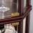Corner Lighted Curio Cabinet Corner Glass Cabinet Lighted Curio Cabinet Corner Display Case For Living Room, Curio Cabinet, Antique Collection, Wine,Bar Glass Storage Light Included,Dark Cherry-917292849