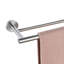 Double barre à serviettes en acier inoxydable brossé, porte-serviettes mural pour salle de bain-106917103-106917095