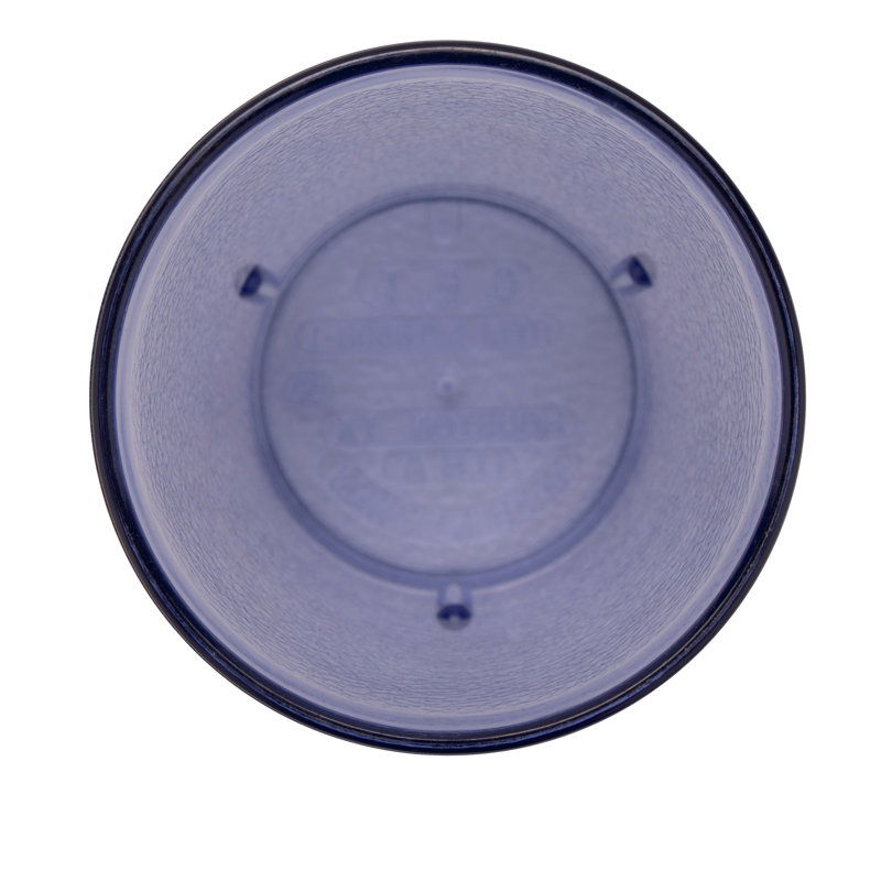 GET Gobelets de restaurant en plastique robustes, Verre à vin, Bleu