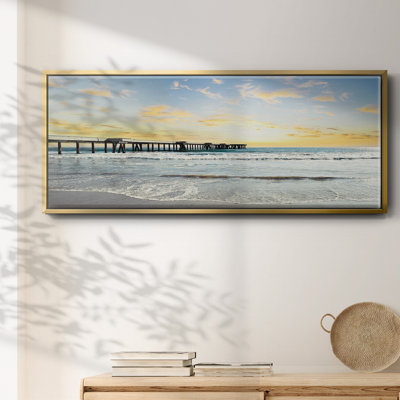 Pacific Beach Pier- Framed Canvas