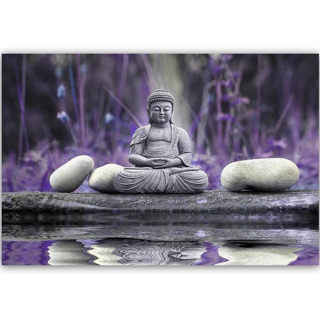 Leinwandbild Buddha over Water 1