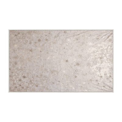 Machine Washable Beige Area Rug