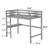 Twin Solid Wood Loft Bed With Built-in-desk-114046178