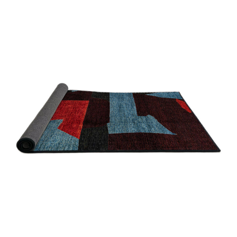 Monye Abstract Indoor Rug, Round 8'