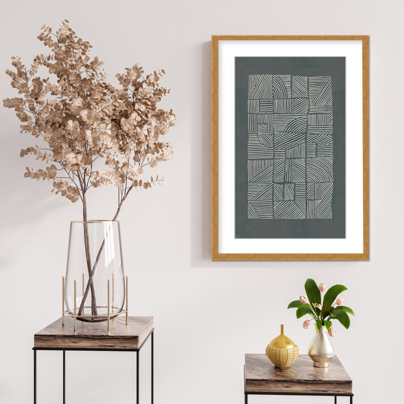 Abstract Irregular Pattern, 30" H x 24" W