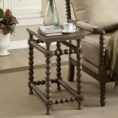 Franta Solid Wood Top End Table