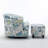 Swivel Barrel Accent Chair With Ottoman Vintage Floral Upholstery Lounge Set-20368869