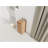 12" Small Freestanding Storage Cabinet, Soft Close Doors, Imitative Oak, Plywood (KD-Packing)