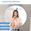 Miroir mural rond biseauté sans cadre | Miroir circulaire pour salle de bain, vestibule, décoration murale-38420896