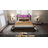 Bed Frame with 4 Underbed Drawers, Modern Bed with Storage Headboard, LED Lights and Charging Station-452723434-440467646