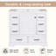 Meuble-lavabo simple 36 po avec plateau en bois manufacturé Rasla-2147244292
