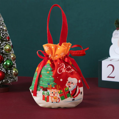 Christmas Gift Bag Christmas Eve Apples Gift Box  Christmas Eve  Fruit Packaging Box Candy Gift Bag Decoration Christmas Bag