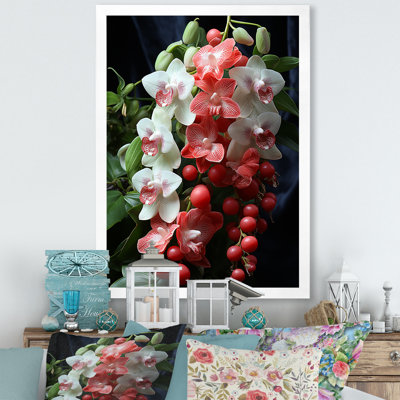 Orchidées tranquilles roses et blanches I - Orchidées murales