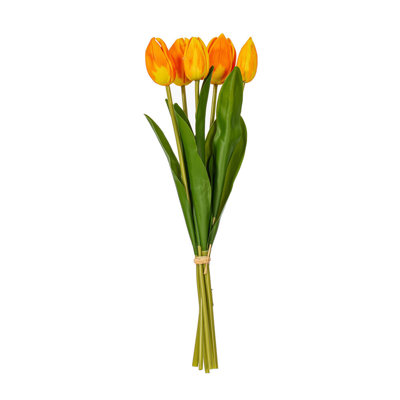 Vickerman 16"H Plum Tulip Bundle of 5.