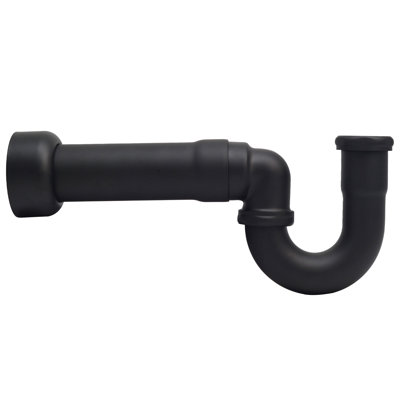 LA-Style Pedestal Sink Kit with P-Trap, Supply lines, Flanges and Cross Handle Angle Stops