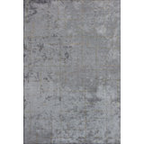 Rapture Beige Gray Geometric Luxury Area Rug