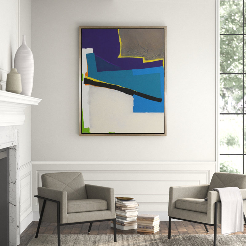 Running Through Painting, 60" H x 48" W x 2.25" D