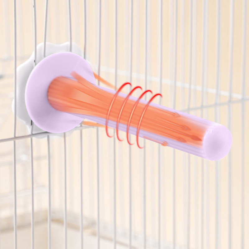 Cage  Heat Lamp For Birds  Heating  Even Heat Source Safe Cage Heating For Budgies Canaries With Temperature Control, Purple