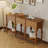 59.06" Brown Rectangular Solid Wood Console Table-105550943-105550939