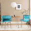 Fauteuil d'appoint en velours-1465119031