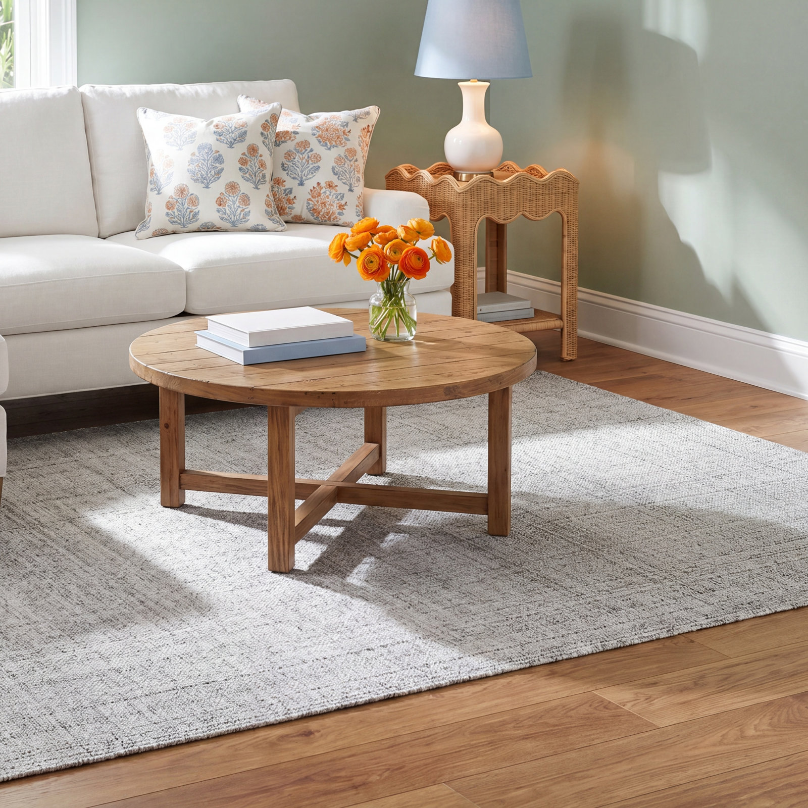 Honorine Hand-Woven Rug, Rectangle 9' x 12'