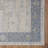 Hampshire Classic Floral Filigree Two Million Point Blue Rug with High-Low Texture-2020233782