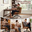 Chaise de bureau pivotante capitonnée à double couche capitonnée-1589508222