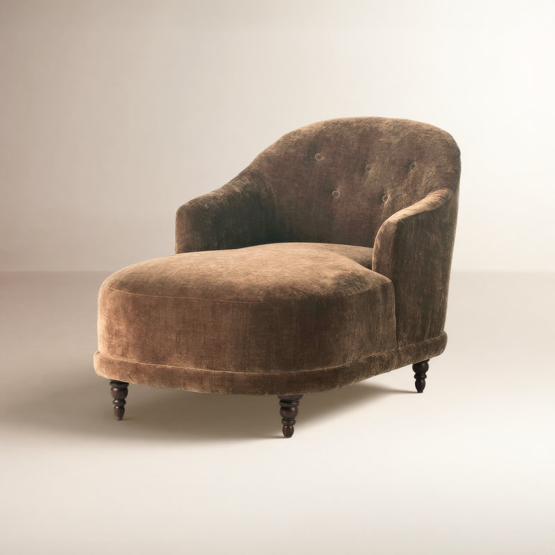 Chaise longue Bernay Denson, Polyester champignon Altair