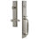 Ensemble de poignées une pièce Fifth Avenue avec pêne dormant cylindrique simple et poignée en F avec levier Portofino