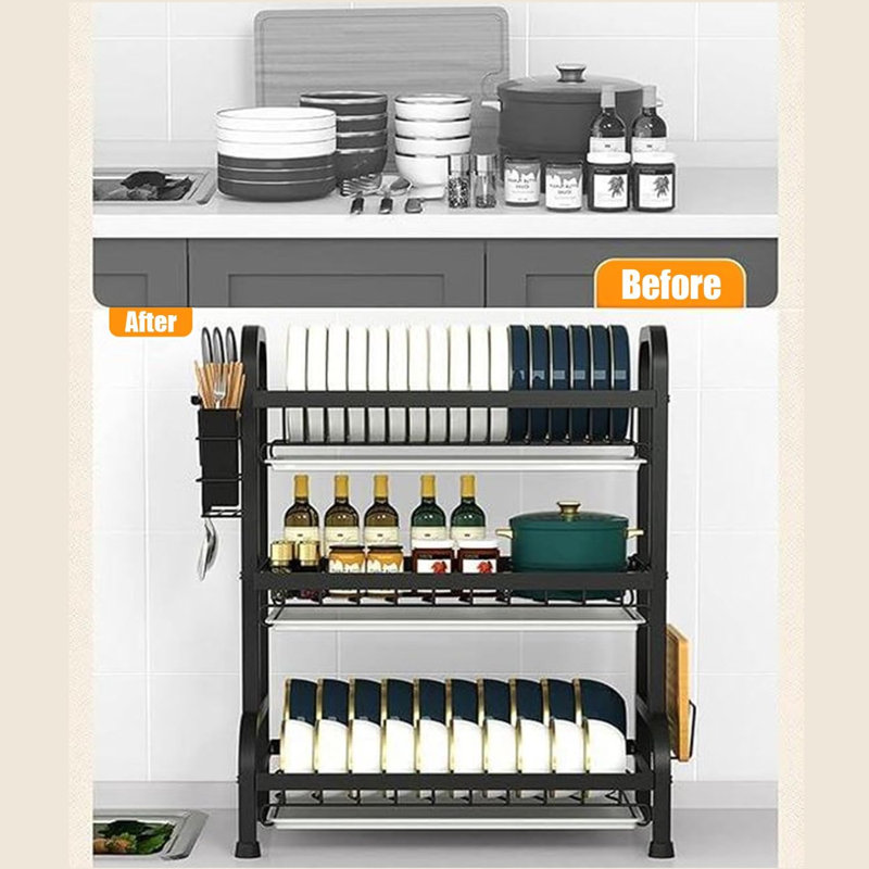 3-Tier Dish Drainer Rack