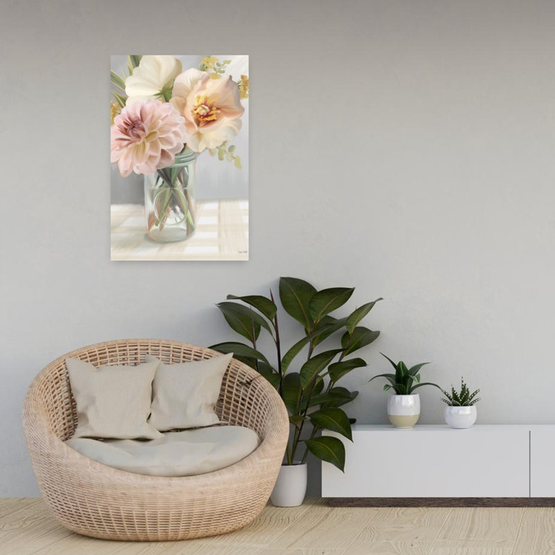 Fleurs fraîches pour vous, art floral contemporain, H 24 po x l 16 po