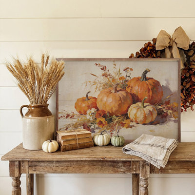 Burnished Orange Harvest Pumpkins