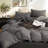 Jersey Knit Cotton Duvet Cover Set Reversible Queen Size-121119414-105510098