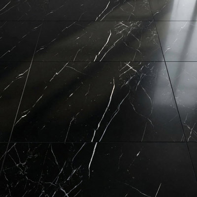 Nero Marquina Honed 12x24 Marble Tile