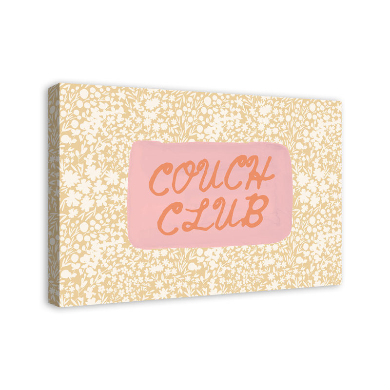 Art mural sur toile 30 x 20 Couch Club