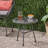 Modern Grey Side Table With And Tempered Glass Top Shatterproof