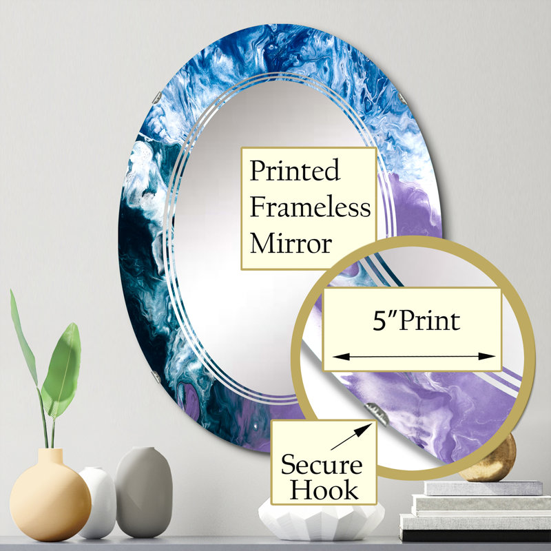 Miroir de salle de bain sans cadre, 30 po x 20 po