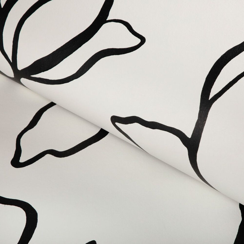 Floral Sketch Wp - Sage, Onyx