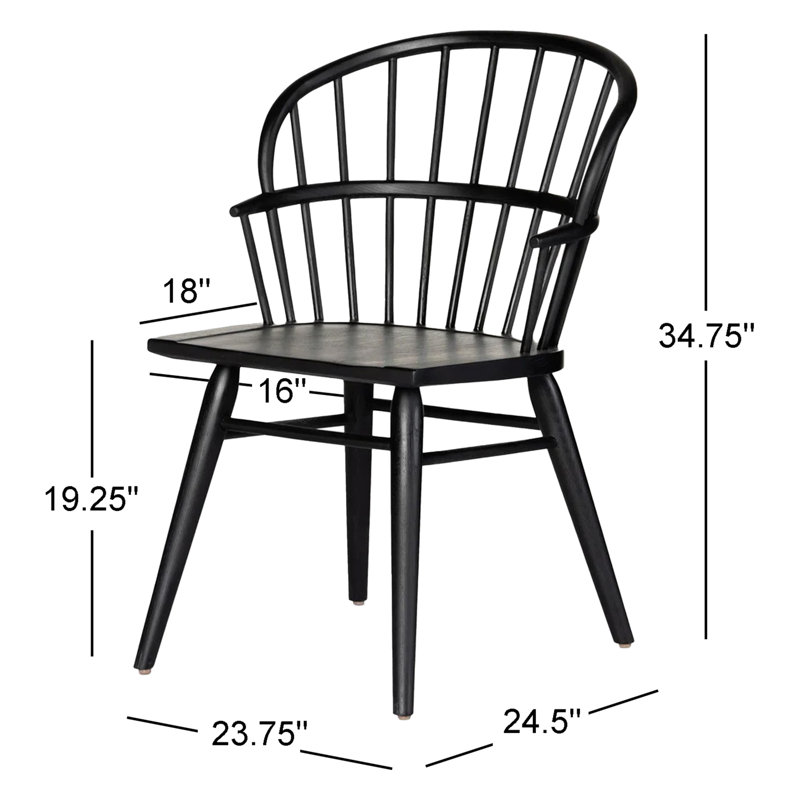 Connor Dining Chair-Black Ash