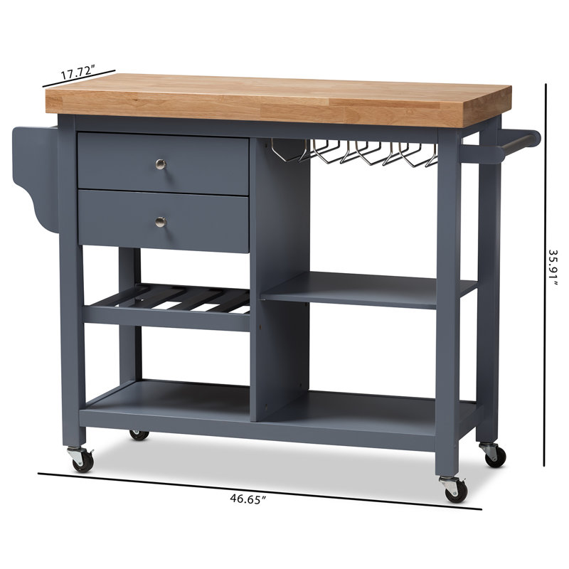 Hoglund 118.5 cm Kitchen Island